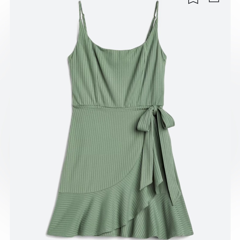Nine Britton sleeveless knit wrap dress